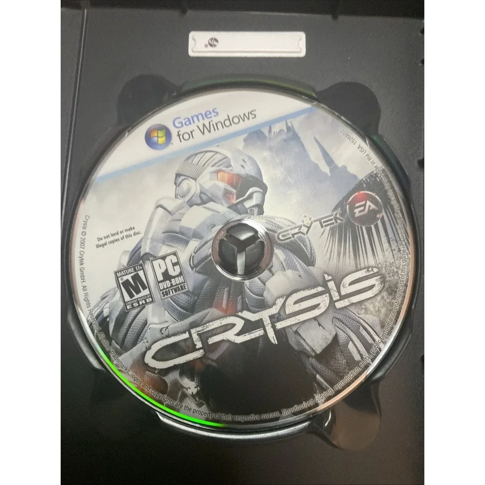 CRYSIS (Crytek, EA - 2007) - Complete In Box PC Video Game CIB w/ Manual